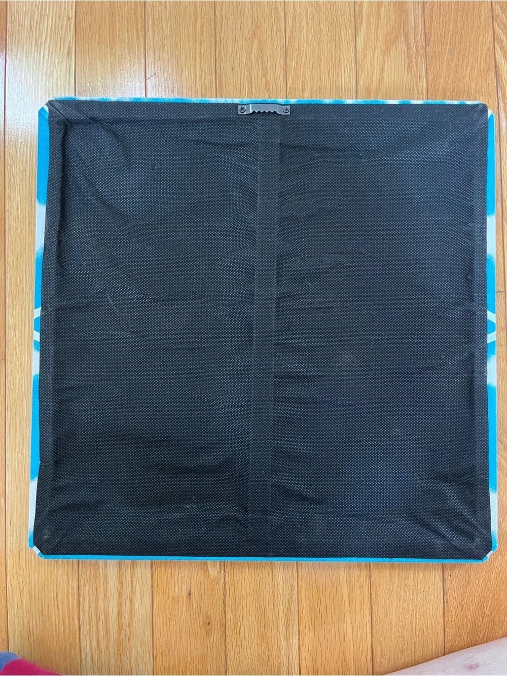 Blue and White Square Photo/Memory Board